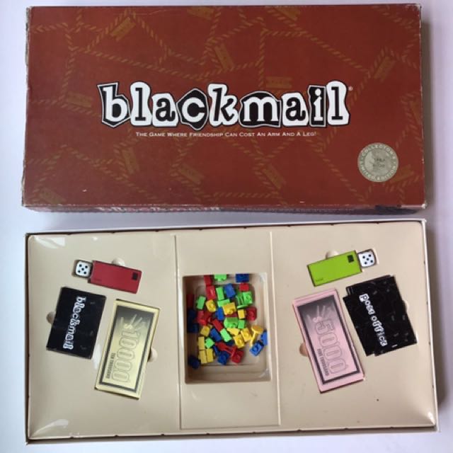 BlackMail Board Game, Hobbies & Toys, Toys & Games on Carousell