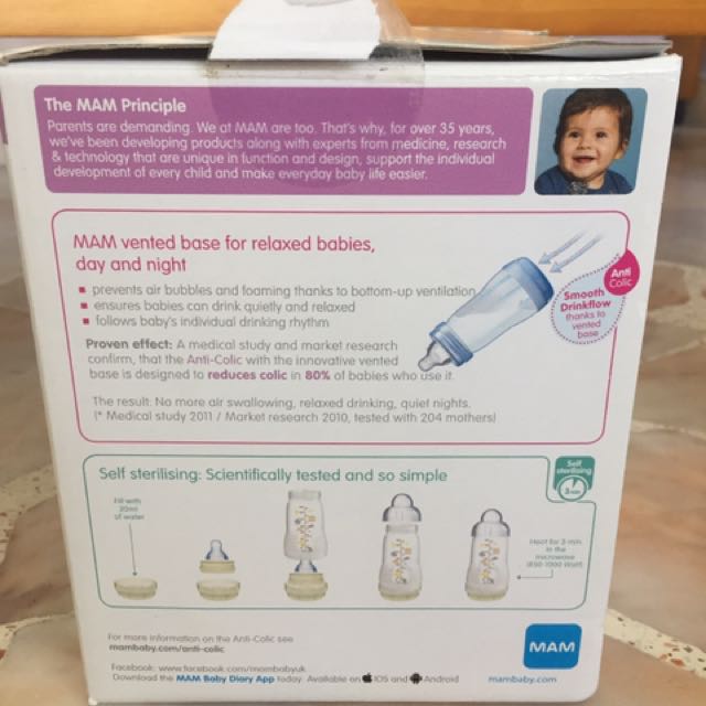BNIB Mam Bottles(starter Kit), Babies & Kids, Nursing & Feeding