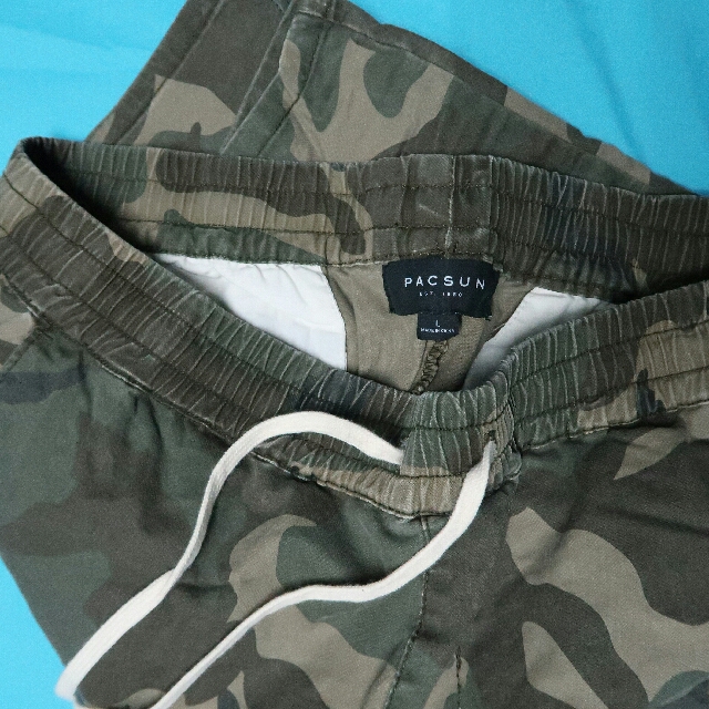 Pacsun drop skinny camo cargo jogger pants hot sale