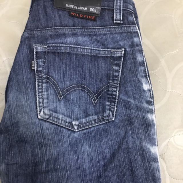 Edwin 503 Straight Cut Wild Fire Made In Japan W28 Men S Fashion Clothes On Carousell Edwin 503 Straight Cut Wild Fire Made In Japan W28 Men S Fashion Clothes On Carousell