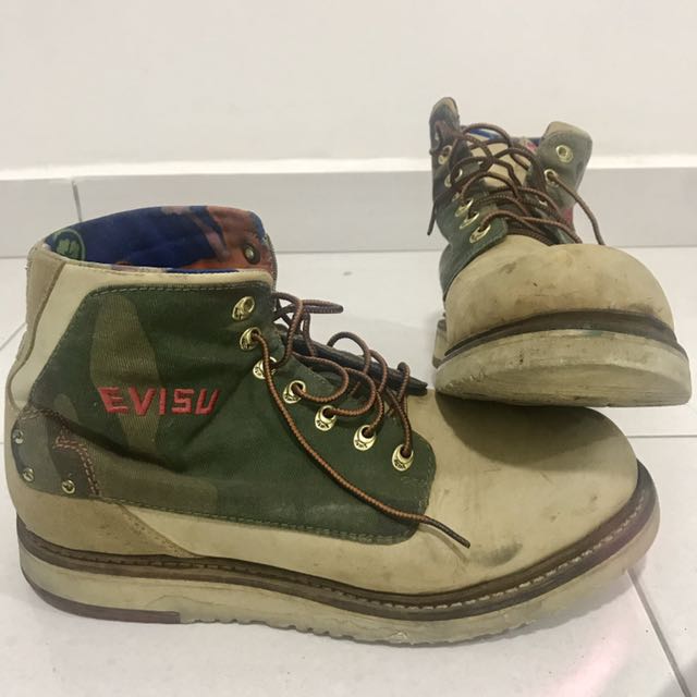 Evisu boots cheap