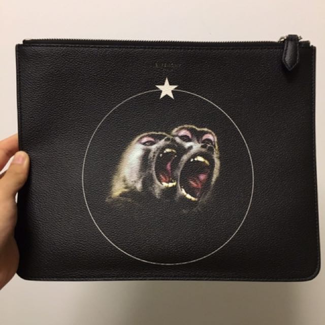 Givenchy monkey brothers clutch store