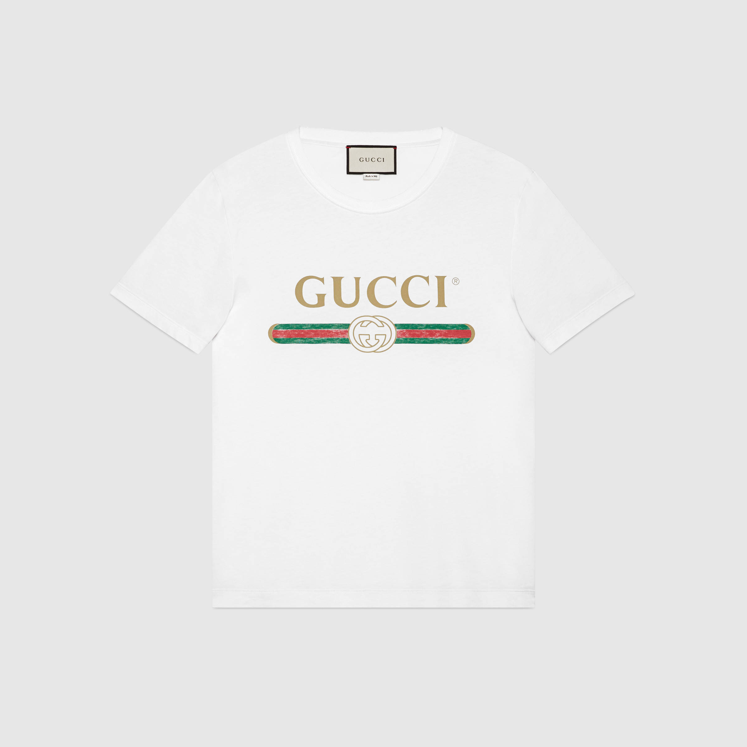 Gucci classic logo shirt, Men's Fashion 