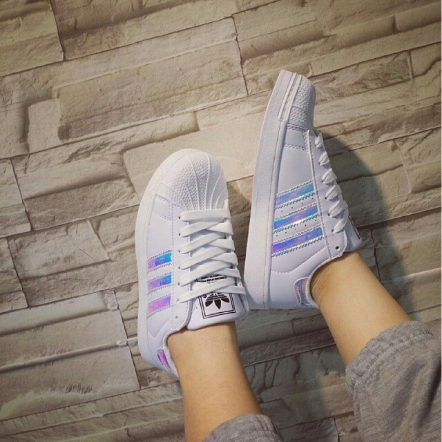 Adidas superstar sale shoes holographic