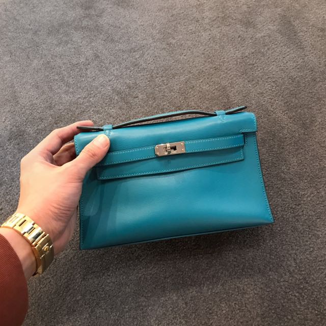 Pochette turquoise sales