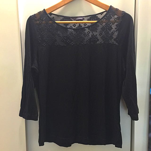 Marks And Spencer Black Lace Blouse - Foto Blouse and Pocket ...