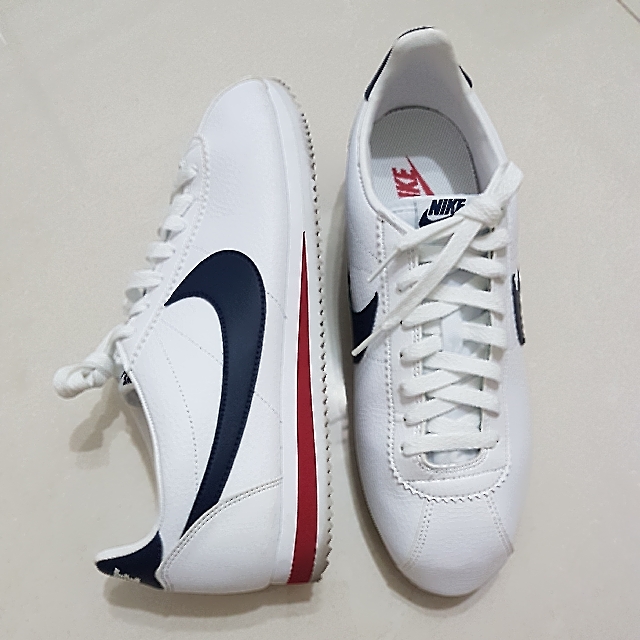 nike cortez leather trainers