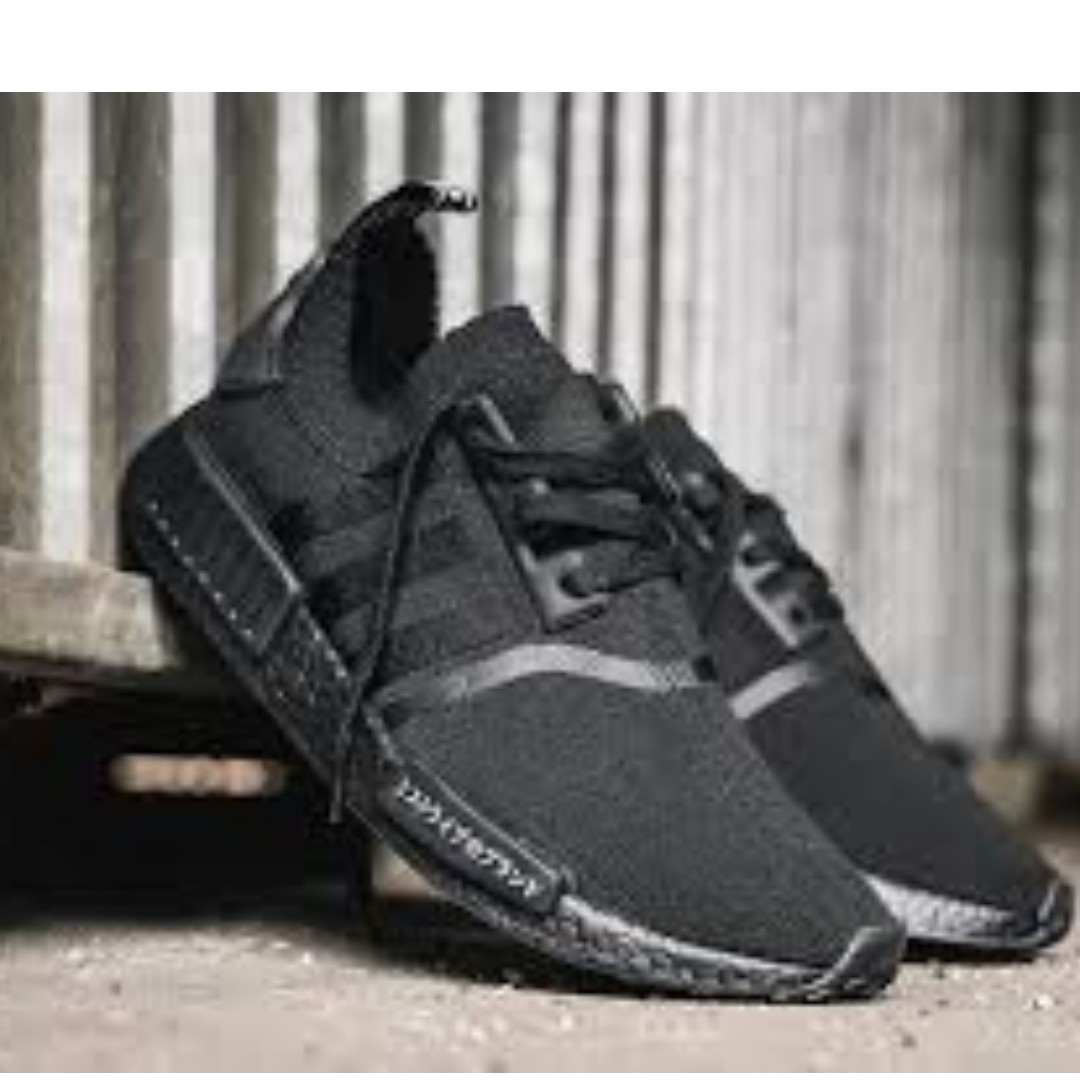 NMD Japan Triple Black Adidas R1 Size UK9.5/US10, Men's Fashion, Footwear, Sneakers on