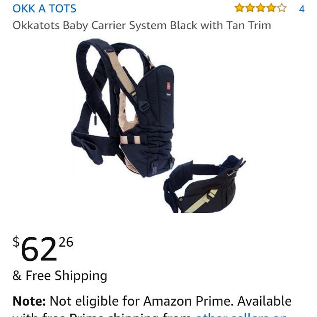 Okkatots baby carrier top