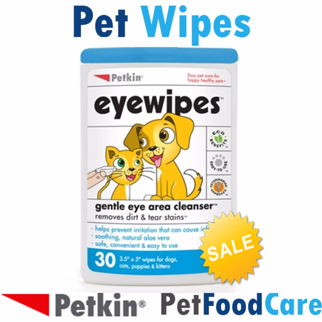 Vet Approved Petwipes Petkin Eyewipes 30s Pet Supplies On Carousell