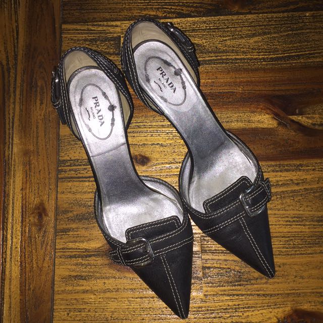 prada milano heels
