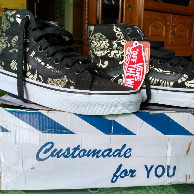 vans sk8 hi kids gold