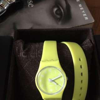 Authentic Swatch Long Strap Watch