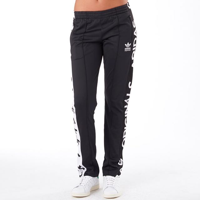 Adidas Womens Typo Track pants, Women's Fashion, Bottoms, Other Bottoms on Carousell