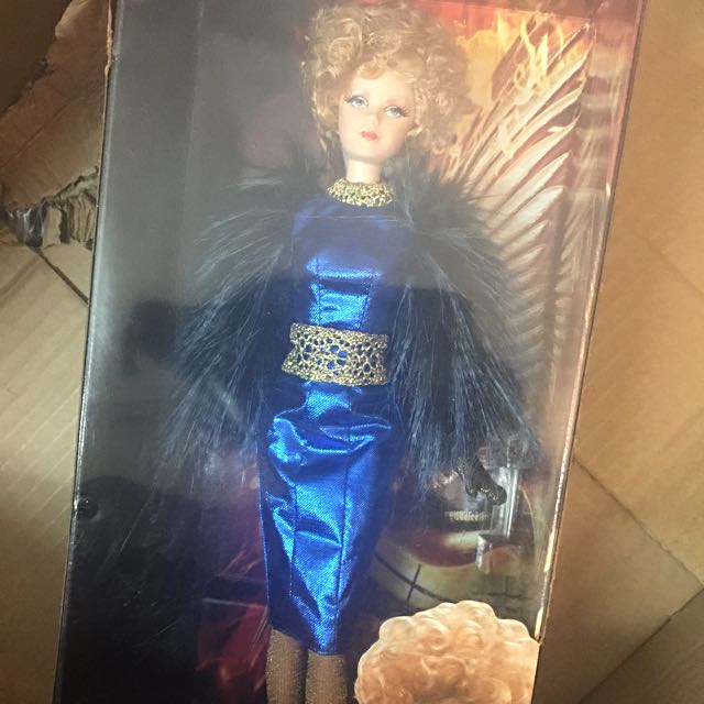 Mattel X8427 Barbie Collector The Hunger Games Catching Fire Effie Trinket Doll for sale online 