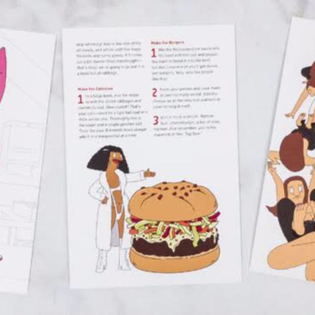 Bob S Burgers Burger Book Loot Crate Edition Recipe Cards In A Box Toys Games Bricks Figurines On Carousell