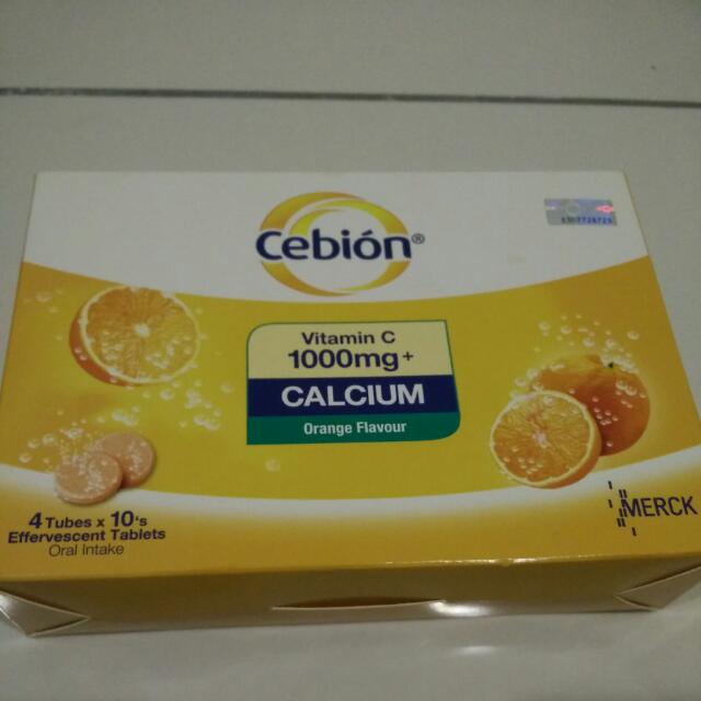 Cebion Vitamin C 1000mg X 4 Tubes Health Beauty Skin Bath Body On Carousell
