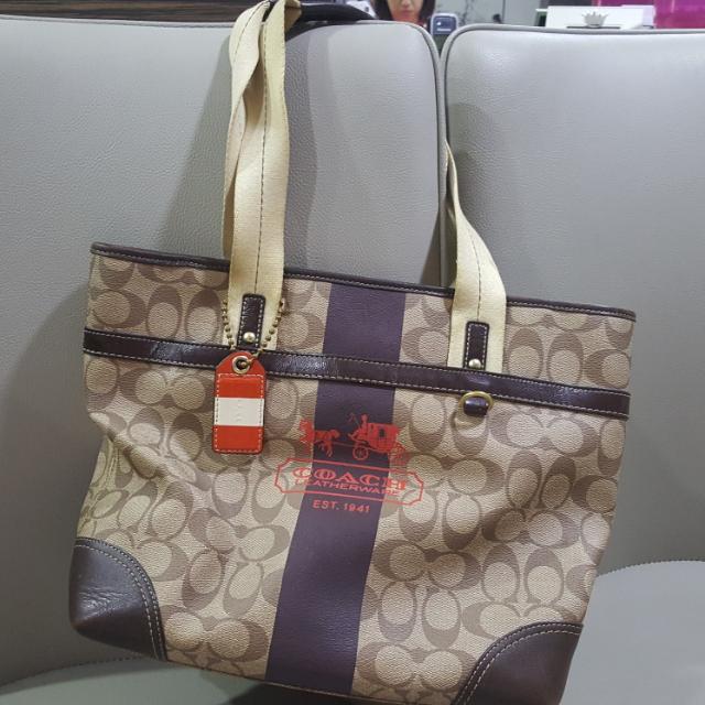 Original Coach Tote Bag 58292, Luxury, Bags & Wallets on Carousell