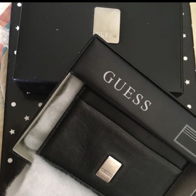 Guess Card Holder, Luxury, Bags & Wallets on Carousell