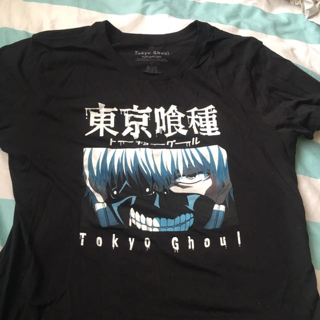 Hot Topic Anime Merch Tokyo Ghoul Black Tshirt Men S Fashion
