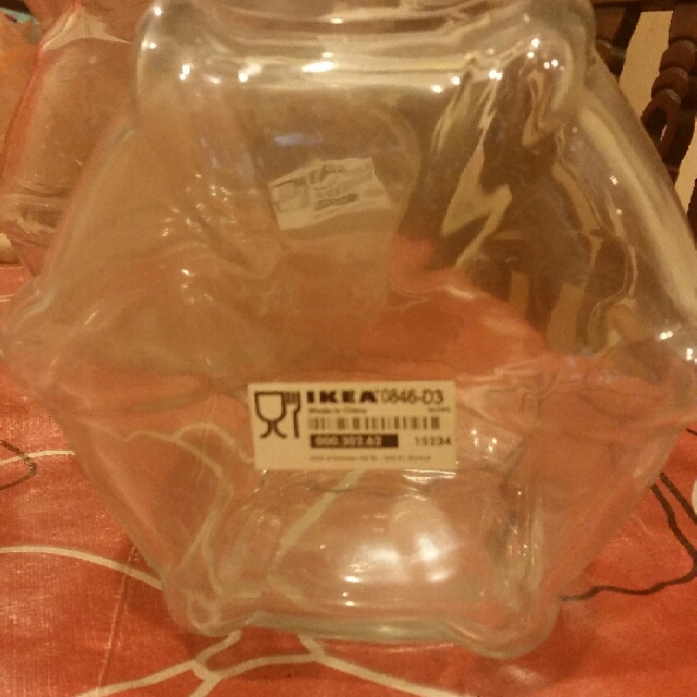 Ikea Glass Canister, Furniture & Home Living, Kitchenware & Tableware