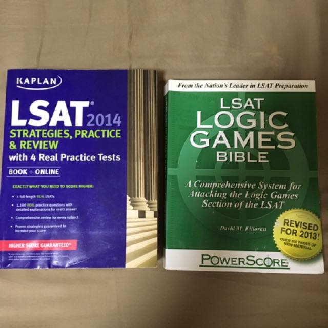 Kaplan Lsat Strategies Practice Review Powerscore Lsat Logic Games Bible Books Stationery Fiction On Carousell