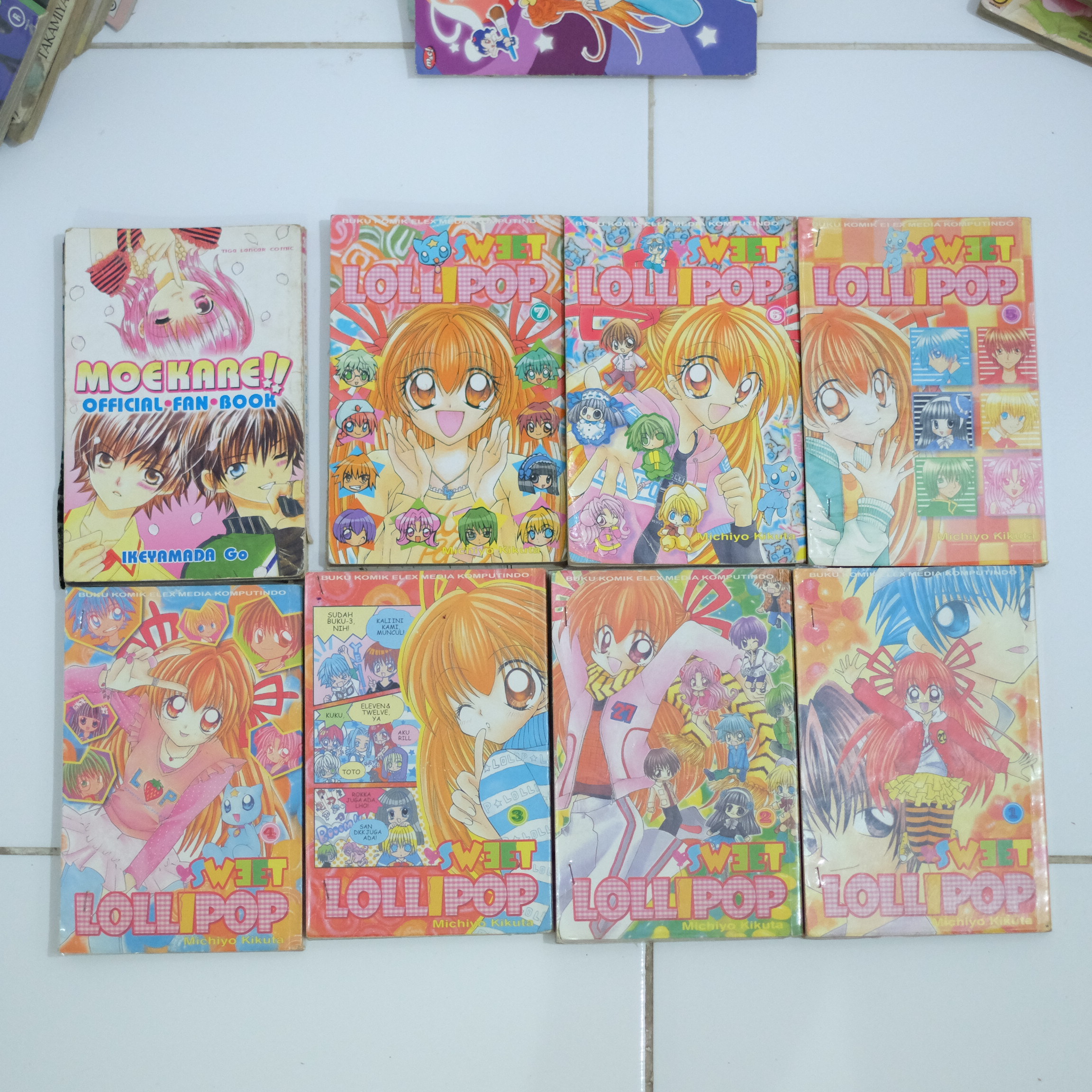 KOMIK SWEET LOLLIPOP 1 7 Free Moekare Official Fanbook Books
