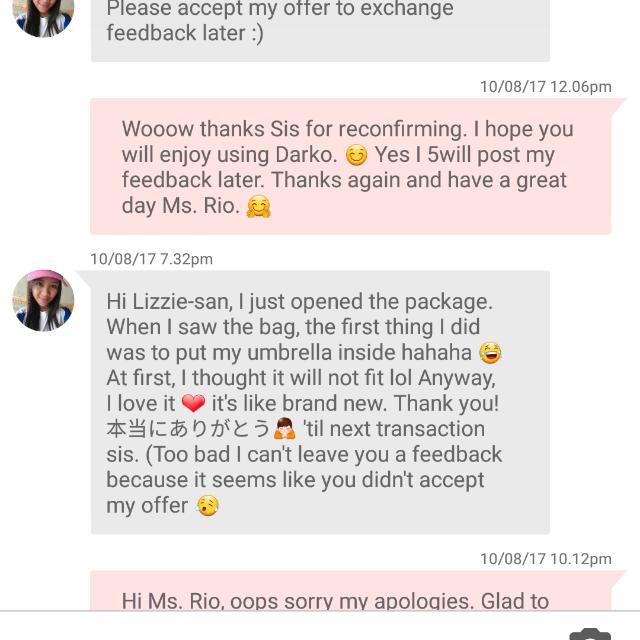 Positive Feedback Thank You So Much Ms Rio Rio Community On Carousell