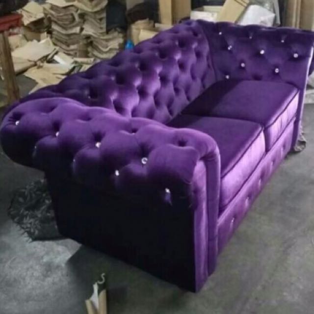 Purple Antic Sofa