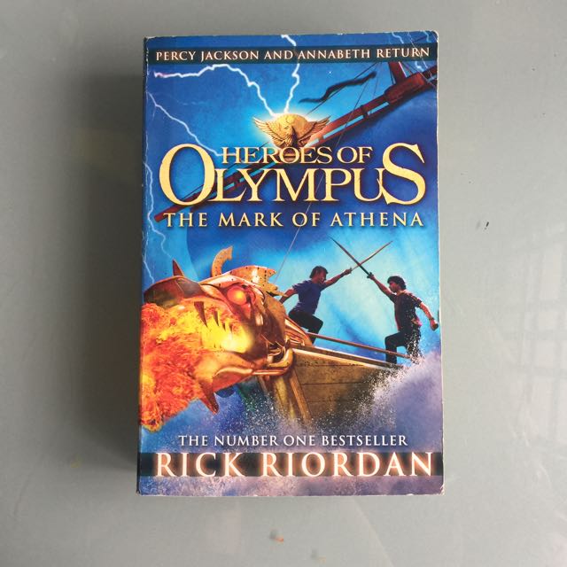 The Mark Of Athena Heroes Of Olympus Percy Jackson Rick Riordan Books Stationery Fiction On Carousell