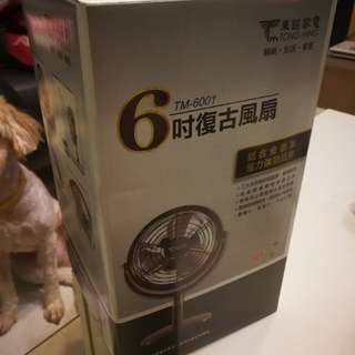 復古風扇6吋