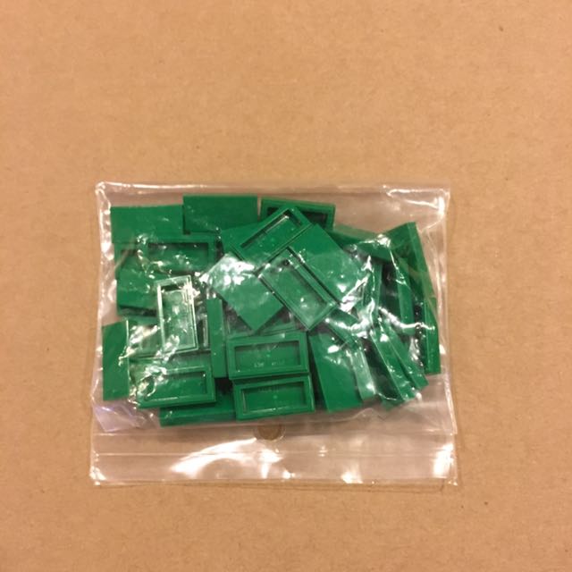 Lego green flat pieces sales