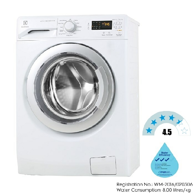 ELECTROLUX EWW12753 7.5KG / 4.5KG WASHER DRYER WITH VAPOUR ACTION