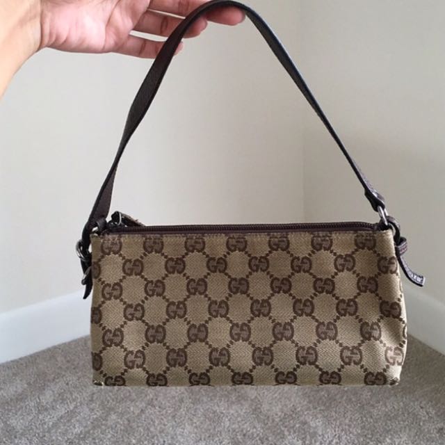 Gucci Pochette Boat Bag, Luxury, Bags & Wallets on Carousell