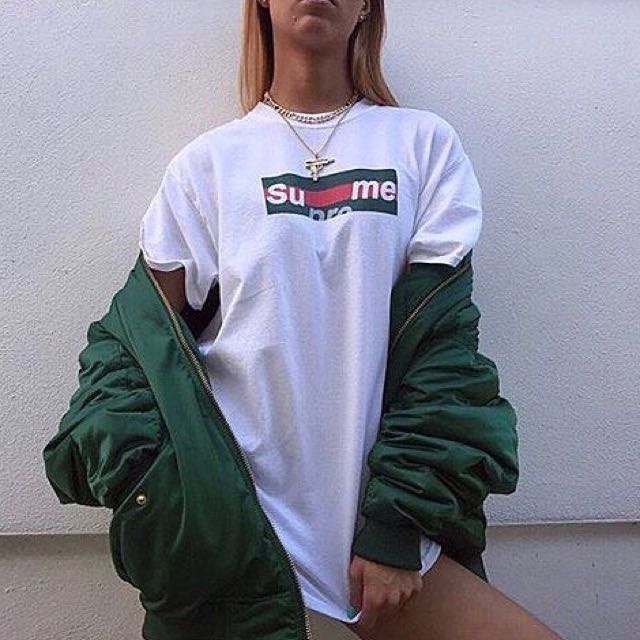 supreme t shirt dress