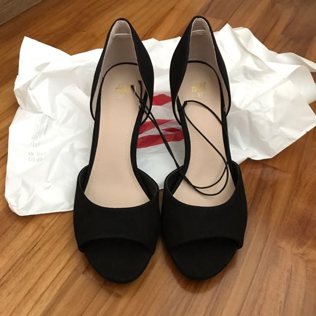 black heels h&m