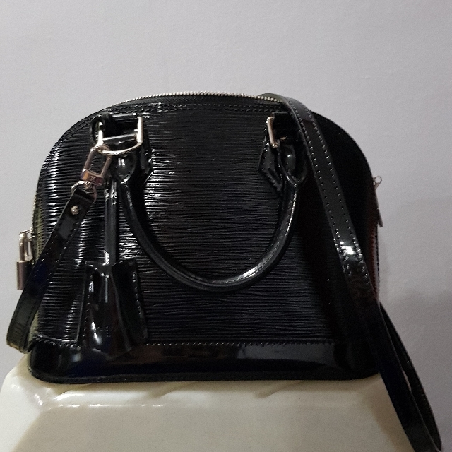 Louis Vuitton Alma Epi Electric In Black, Luxury, Bags & Wallets on