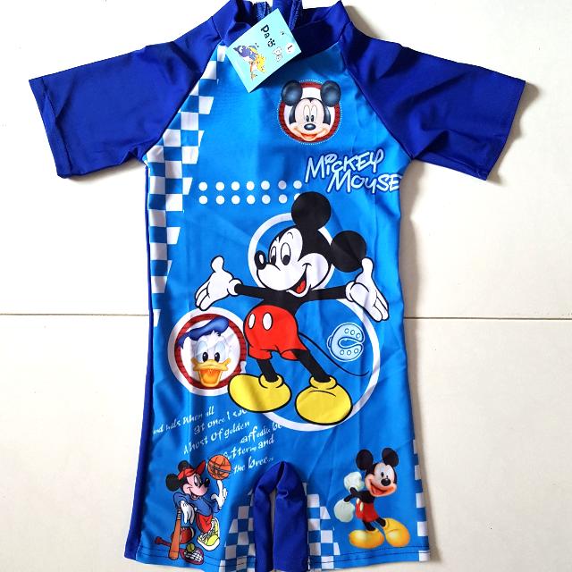 mickey mouse swimsuit for baby boy