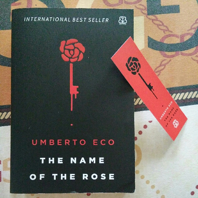Novel The Name Of The Rose By Umberto Eco Buku Alat Tulis Buku Di Carousell