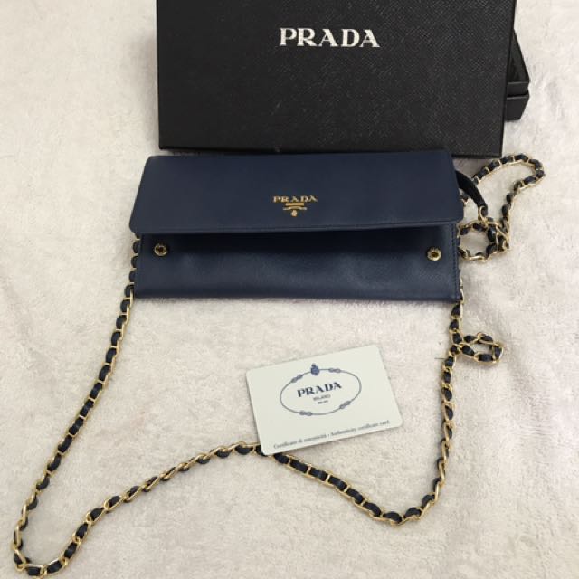 Prada Chain Dinner Bag, Luxury, Bags 