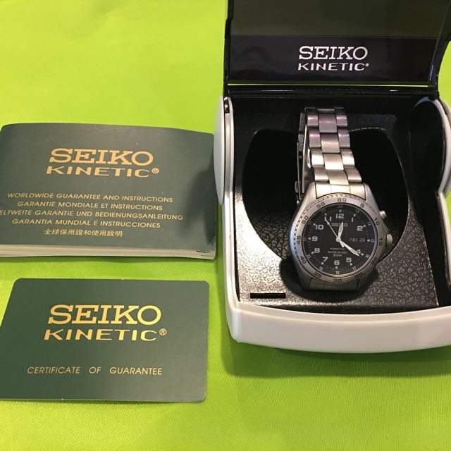 Seiko kinetic Watch, Men's Fashion, Watches & Accessories, Watches on  Carousell