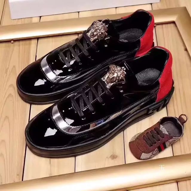versace men's casual shoes