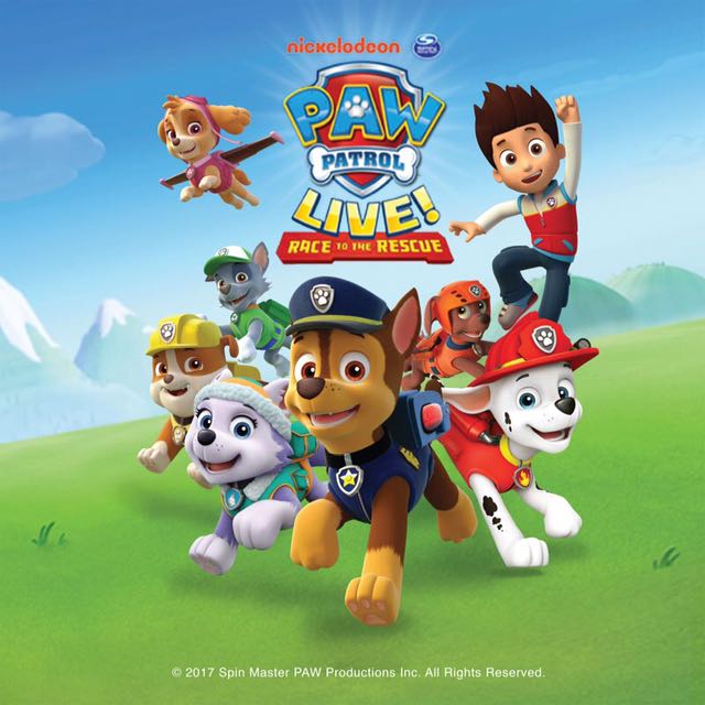 Paw Patrol Concert Live Singapore Tickets, Tickets & Vouchers, Event