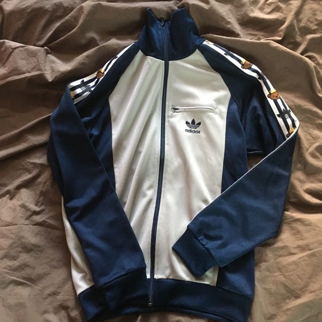 Adidas x Nigo Bear Side Tape Track Top (Pit 21.5), Men's Fashion, Coats,  Jackets and Outerwear on Carousell