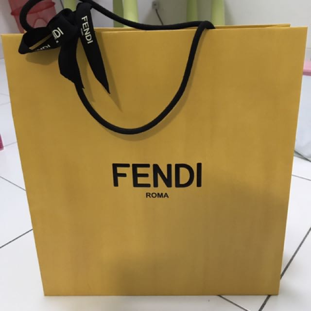 Paper bag fendi