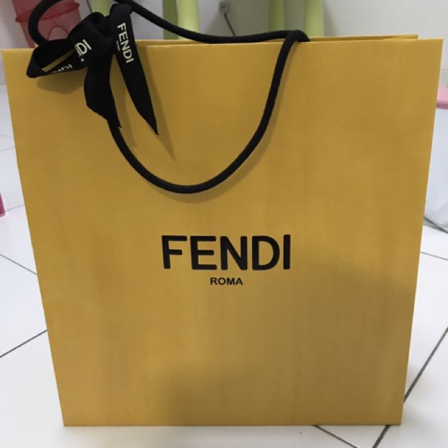 fendi paper bag