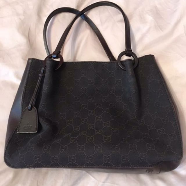 Authentic Vintage Gucci Tote Bag, Luxury, Bags & Wallets on Carousell