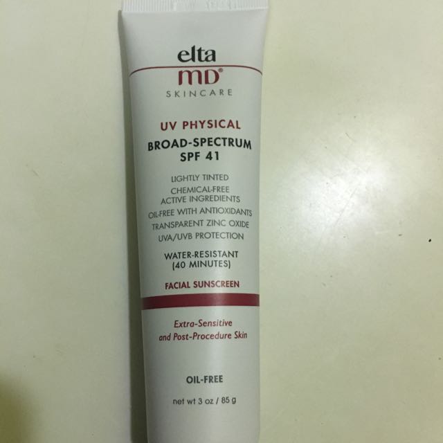 eltamd uv physical broad spectrum spf 41 sunscreen