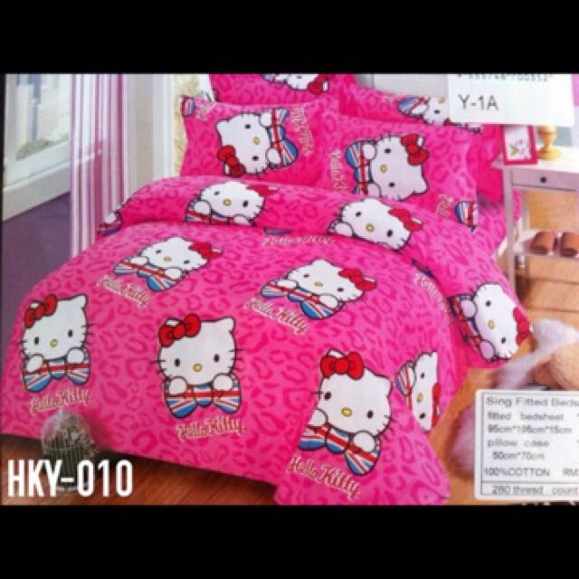 Hello Kitty Bedsheet Cadar Set Murah Selimut Hello Kitty Bedsheet Cadar Set Murah Selimut Bilik Tidur Home Furniture Others On Carou