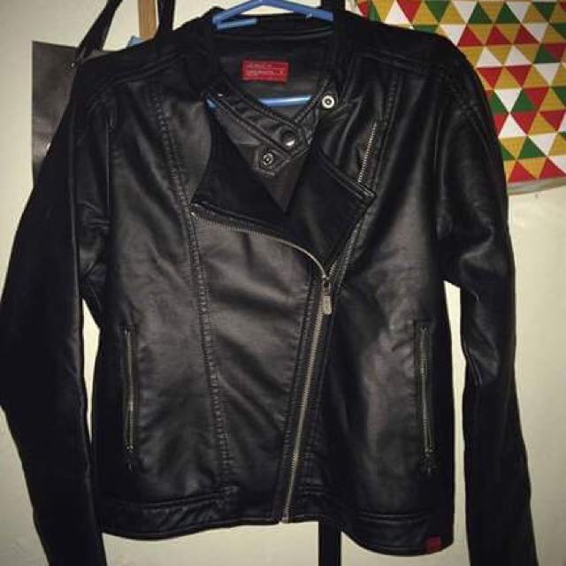 JAG Leather Jacket, Women's Fashion, Coats, Jackets and Outerwear on